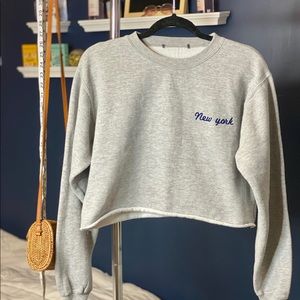 ⚡️ New York Cropped Sweatshirt ⚡️